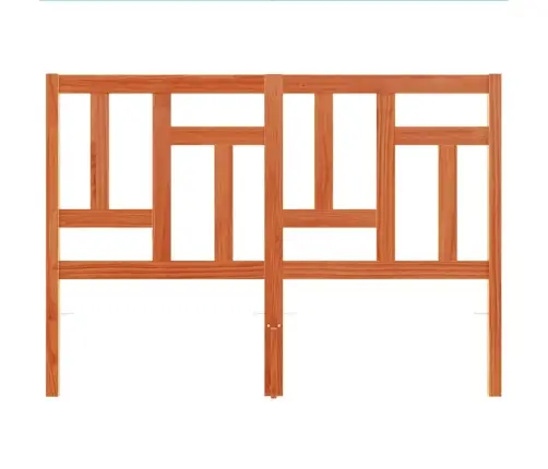 Galvgalis, Vaska Brūns, 135 Cm, Priedes Masīvkoks Vidaxl