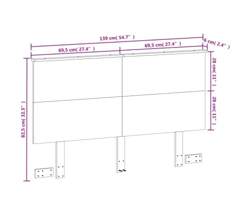 Voodipeats, Vahapruun, 135 cm Männipuit