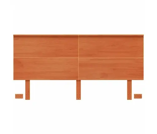 Galvgalis, Vaska Brūns, 160 Cm, Priedes Masīvkoks Vidaxl Galvgalis, Vaska Brūns, 160 Cm, Priedes Masīvkoks Vidaxl