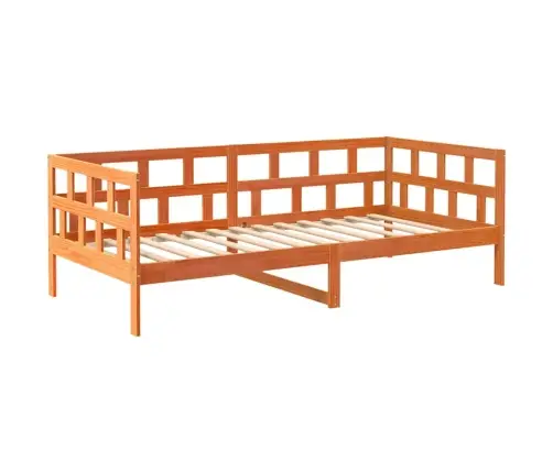 Lova Be Čiužinio, Vaško Ruda, 80X200cm Pušies Masyvas