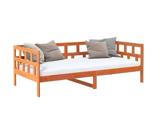 Lova Be Čiužinio, Vaško Ruda, 80X200cm Pušies Masyvas