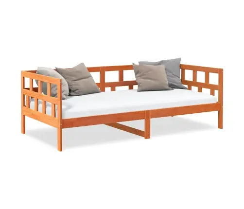 Lova Be Čiužinio, Vaško Ruda, 80X200cm Pušies Masyvas