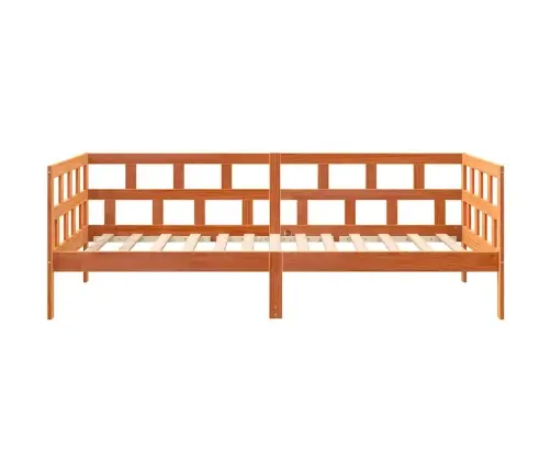 Lova Be Čiužinio, Vaško Ruda, 80X200cm Pušies Masyvas