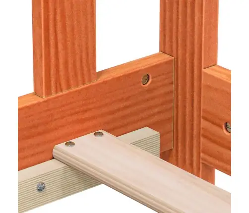 Lova Be Čiužinio, Vaško Ruda, 80X200cm Pušies Masyvas