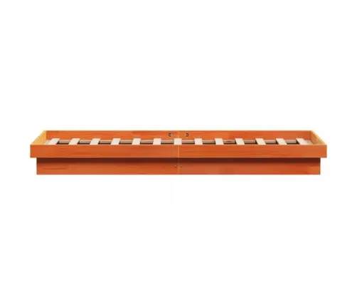 Led Lovos Rėmas, Vaško Rudas, 140X190cm Pušies Masyvas