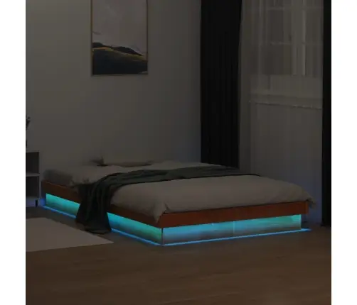 Led Lovos Rėmas, Vaško Rudas, 140X190cm Pušies Masyvas