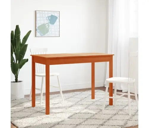 Virtuves Galds, Vaska Brūnas, 110X55X75 Cm, Priedes Masīvkoks Vidaxl