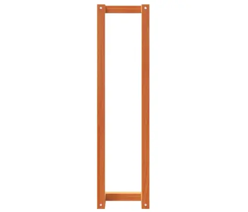 Dvieļu Pakaramais, Vaska Brūns, 23X18X90 Cm, Priedes Masīvkoks Vidaxl