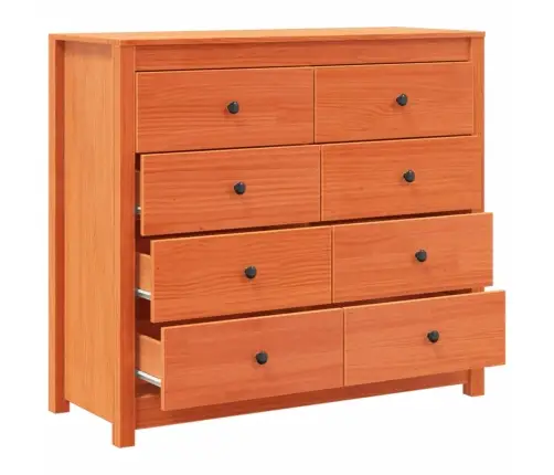 Külgkapp, Vahapruun, 100 X 40 X 90 cm Männipuit