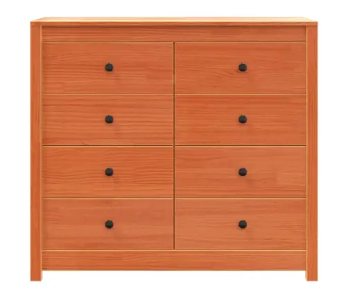 Külgkapp, Vahapruun, 100 X 40 X 90 cm Männipuit