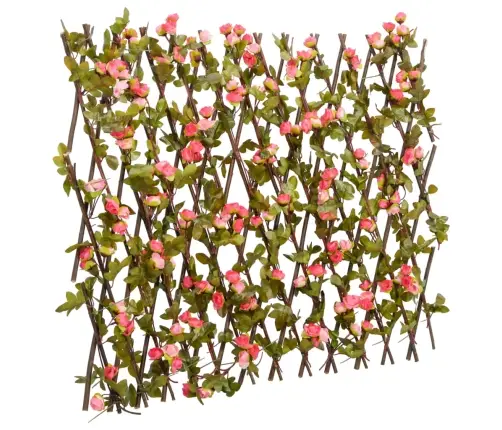 Mākslīgās Efejas Špalera, Paplašināma, Tumši Rozā, 180X60 Cm Vidaxl Mākslīgās Efejas Špalera, Paplašināma, Tumši Rozā, 180X60 Cm Vidaxl
