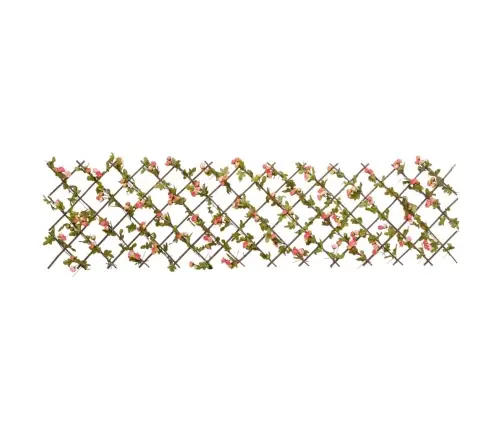 Mākslīgās Efejas Špalera, Paplašināma, Tumši Rozā, 180X60 Cm Vidaxl Mākslīgās Efejas Špalera, Paplašināma, Tumši Rozā, 180X60 Cm Vidaxl
