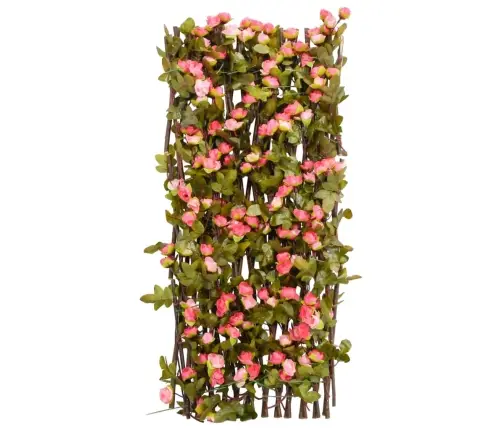 Mākslīgās Efejas Špalera, Paplašināma, Tumši Rozā, 180X60 Cm Vidaxl Mākslīgās Efejas Špalera, Paplašināma, Tumši Rozā, 180X60 Cm Vidaxl