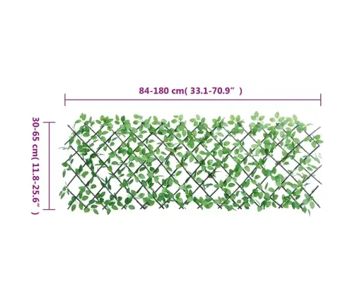 Kunst Luuderohuga Pikendatav Võre 5 Tk, Roheline, 180 X 65 Cm
