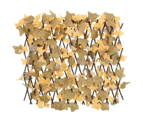 Mākslīgo Kļavas Lapu Špalera, Paplašināma, Oranža, 180X60 Cm Vidaxl