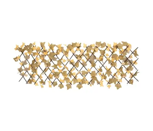 Mākslīgo Kļavas Lapu Špalera, Paplašināma, Oranža, 180X60 Cm Vidaxl