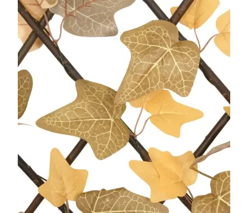 Mākslīgo Kļavas Lapu Špalera, Paplašināma, Oranža, 180X60 Cm Vidaxl