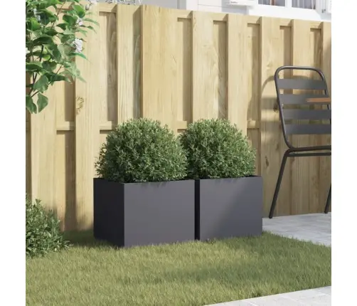 Taimekastid 2 Tk Antratsiithall 32X30X29 cm Teras