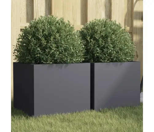 Taimekastid 2 Tk Antratsiithall 32X30X29 cm Teras