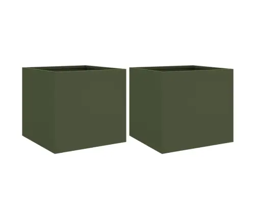 Loveliai, 2Vnt., Alyvuogių Žalios Spalvos, 32X30X29cm Plienas