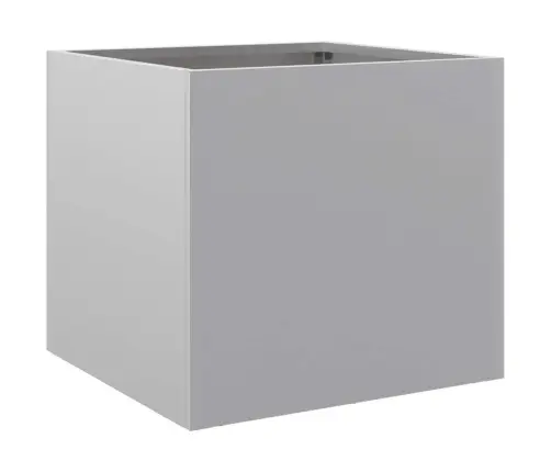 Taimekastid 2 Tk Hõbedane 32X30X29 Cm Tsingitud Teras