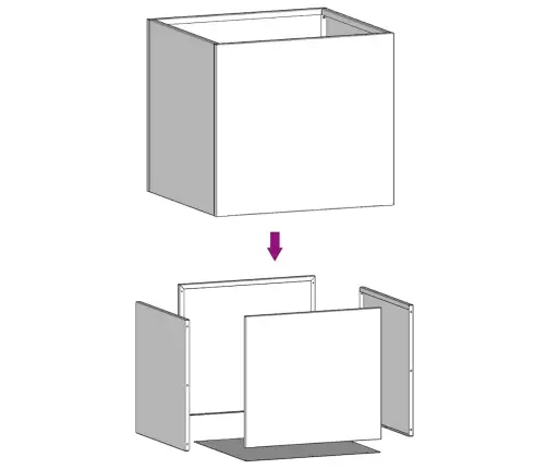 Taimekastid 2 Tk Hõbedane 32X30X29 Cm Tsingitud Teras