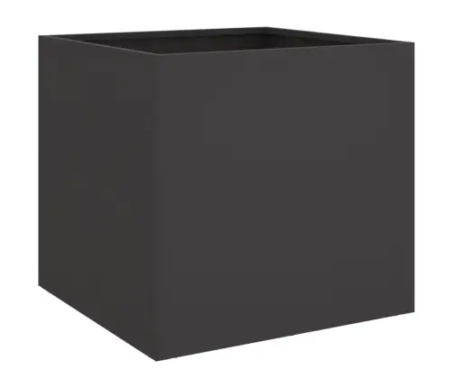 Puķu Kastes, 2 Gb., Melnas, 42X40X39 Cm, Tērauds Vidaxl