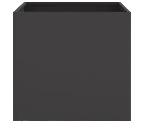 Puķu Kastes, 2 Gb., Melnas, 42X40X39 Cm, Tērauds Vidaxl