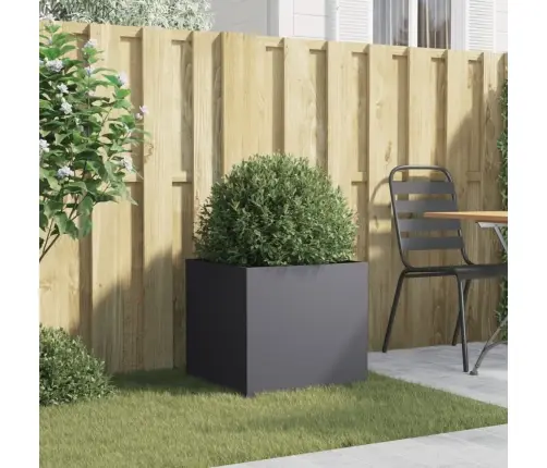 Lovelis, Antracito Spalvos, 49X47X46cm Plienas