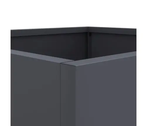 Lovelis, Antracito Spalvos, 49X47X46cm Plienas