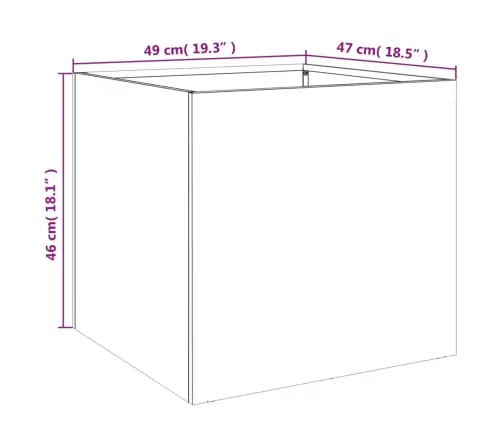 Lovelis, Antracito Spalvos, 49X47X46cm Plienas
