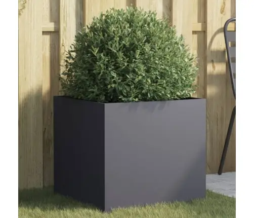 Lovelis, Antracito Spalvos, 49X47X46cm Plienas