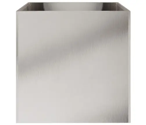 Taimekastid 2 Tk, Hõbedane, 49 X 47 X 46 cm Roostevaba Teras