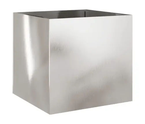 Taimekastid 2 Tk, Hõbedane, 49 X 47 X 46 cm Roostevaba Teras