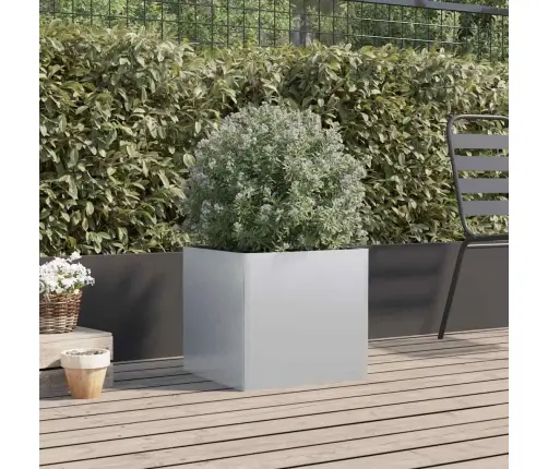 Taimekast, Hõbedane, 49 X 47 X 46 cm Tsingitud Teras
