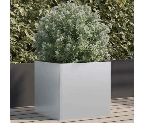 Taimekast, Hõbedane, 49 X 47 X 46 cm Tsingitud Teras