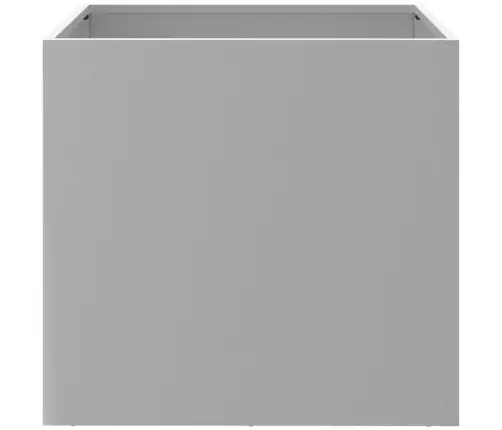 Taimekastid 2 Tk, Hõbedane, 49 X 47 X 46 cm Tsingitud Teras