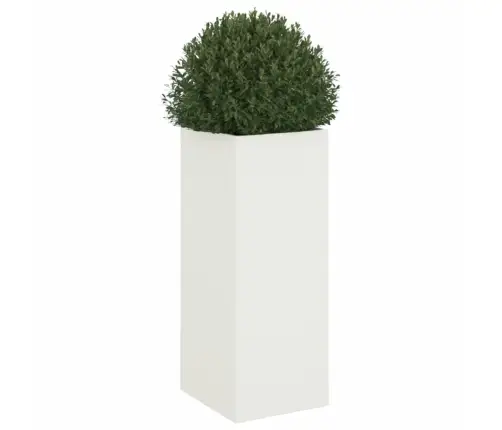 Puķu Kaste, Balta, 32X29X75 Cm, Tērauds Vidaxl