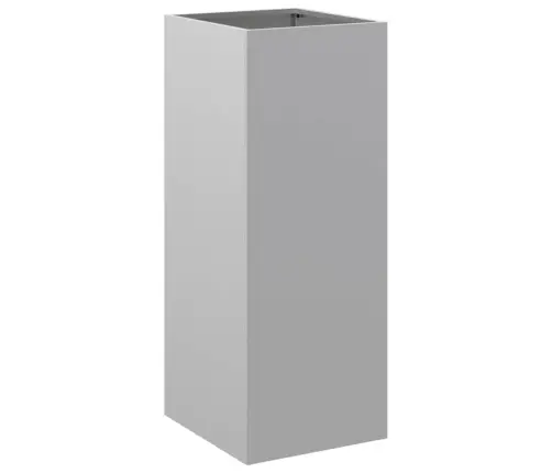 Puķu Kaste, Sudrabaina, 32X29X75 Cm, Cinkots Tērauds Vidaxl