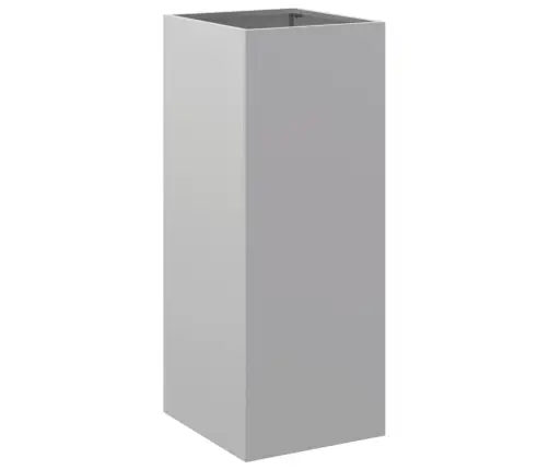 Puķu Kaste, Sudrabaina, 32X29X75 Cm, Cinkots Tērauds Vidaxl