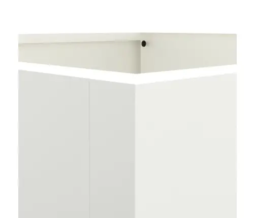 Puķu Kaste, Balta, 42X38X75 Cm, Tērauds Vidaxl