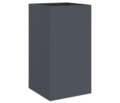 Puķu Kaste, Pelēka, 42X38X75 Cm, Tērauds Vidaxl