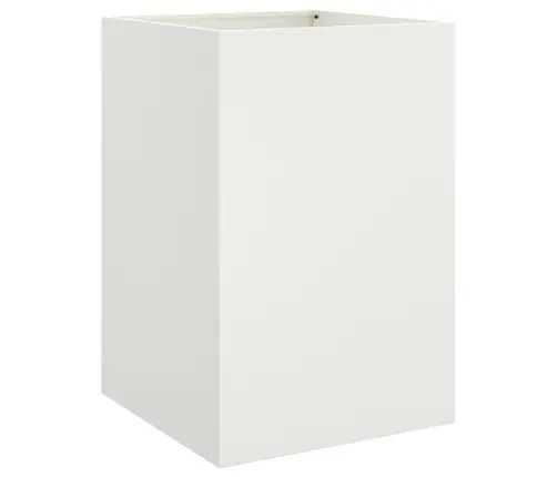 Puķu Kaste, Balta, 52X48X75 Cm, Tērauds Vidaxl