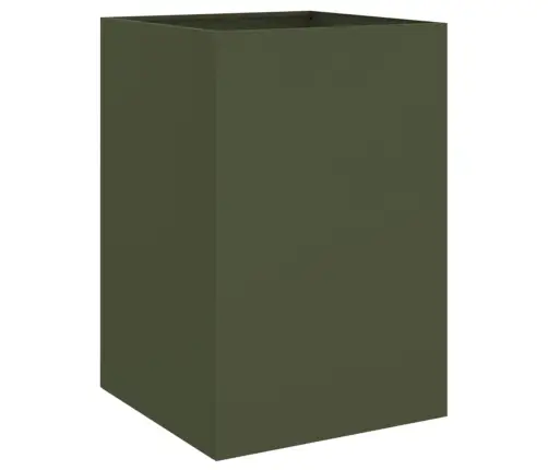 Puķu Kaste, Olīvzaļa, 52X48X75 Cm, Tērauds Vidaxl