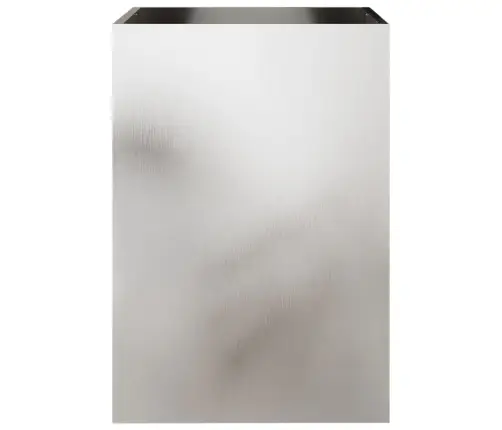 Puķu Kaste, Sudrabaina, 52X48X75 Cm, Nerūsējošais Tērauds Vidaxl