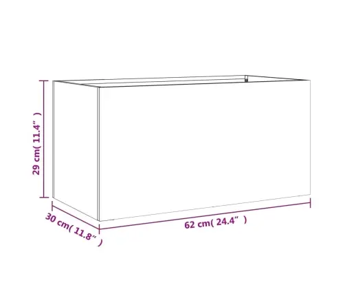 Taimekast Must 62X30X29 cm Teras