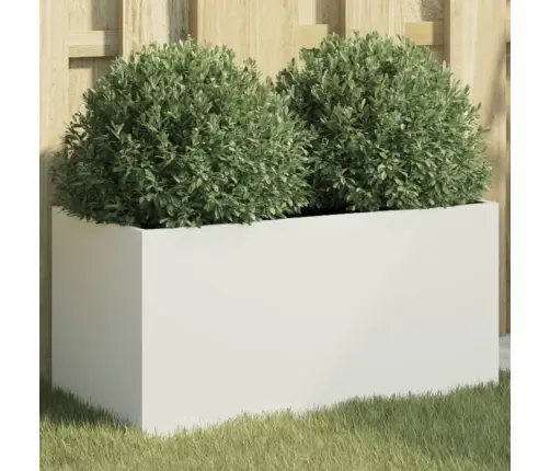 Puķu Kaste, Balta, 62X30X29 Cm, Tērauds Vidaxl