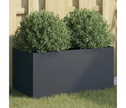 Lovelis, Antracito Spalvos, 62X30X29cm Plienas