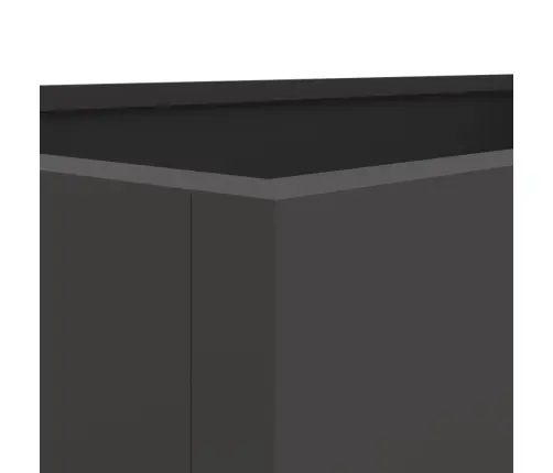 Puķu Kaste, Melna, 62X47X46 Cm, Tērauds Vidaxl