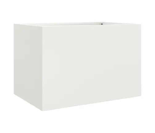 Puķu Kaste, Balta, 62X47X46 Cm, Tērauds Vidaxl